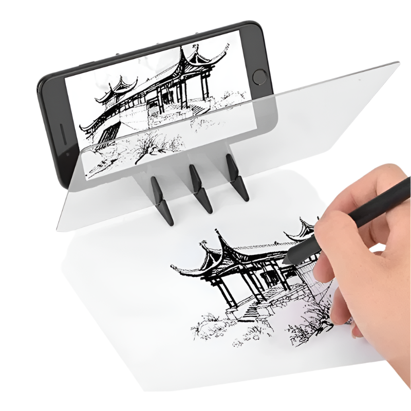 TraceView Tablette de Dessin Optique – Outil de Dessin Transparent pour l'Art