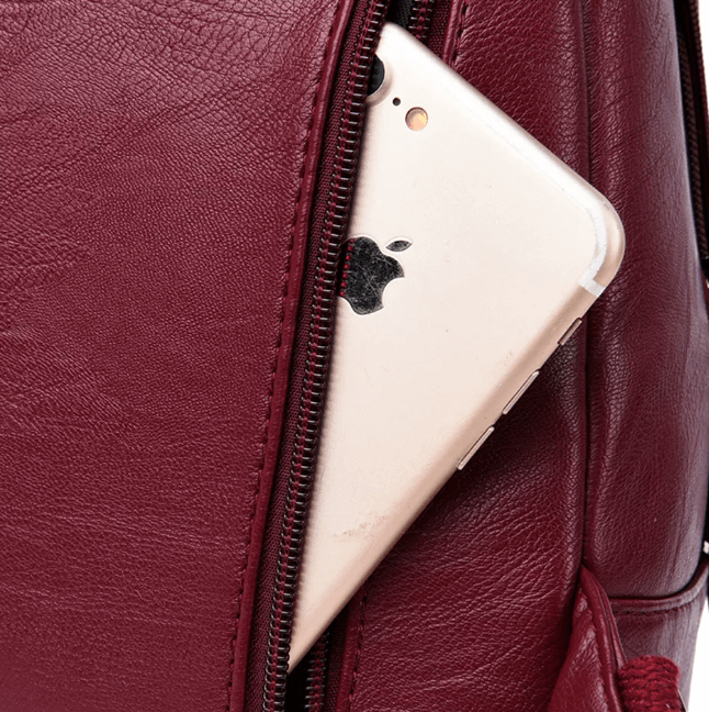 Sofia Sac à dos en cuir – Élégance intemporelle et fonctionnalité pratique