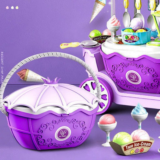 Véhicule de dessert de luxe pour enfants – ensemble de 69 pièces pour jouer de manière créative et inventer des aventures imaginaires