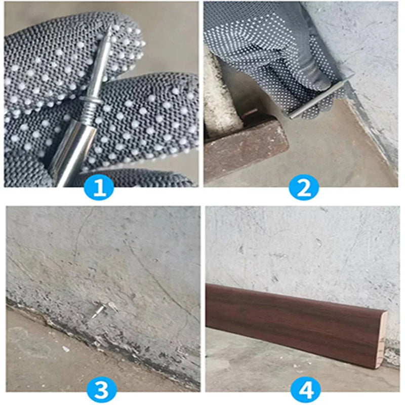 TwinGrip - Clou double tête pour montage de plinthe