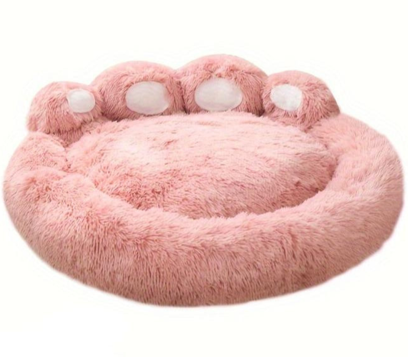 Lit pour animaux CozyPaw - Lavable avec design en forme de patte