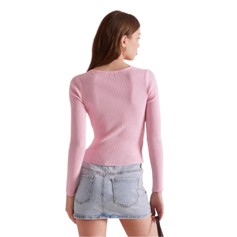 Top enveloppant ajusté Velira avec décolleté en V