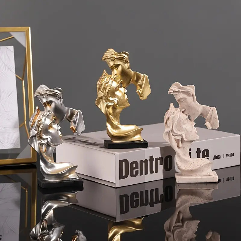 RomanceLuxe Figurine vintage en résine