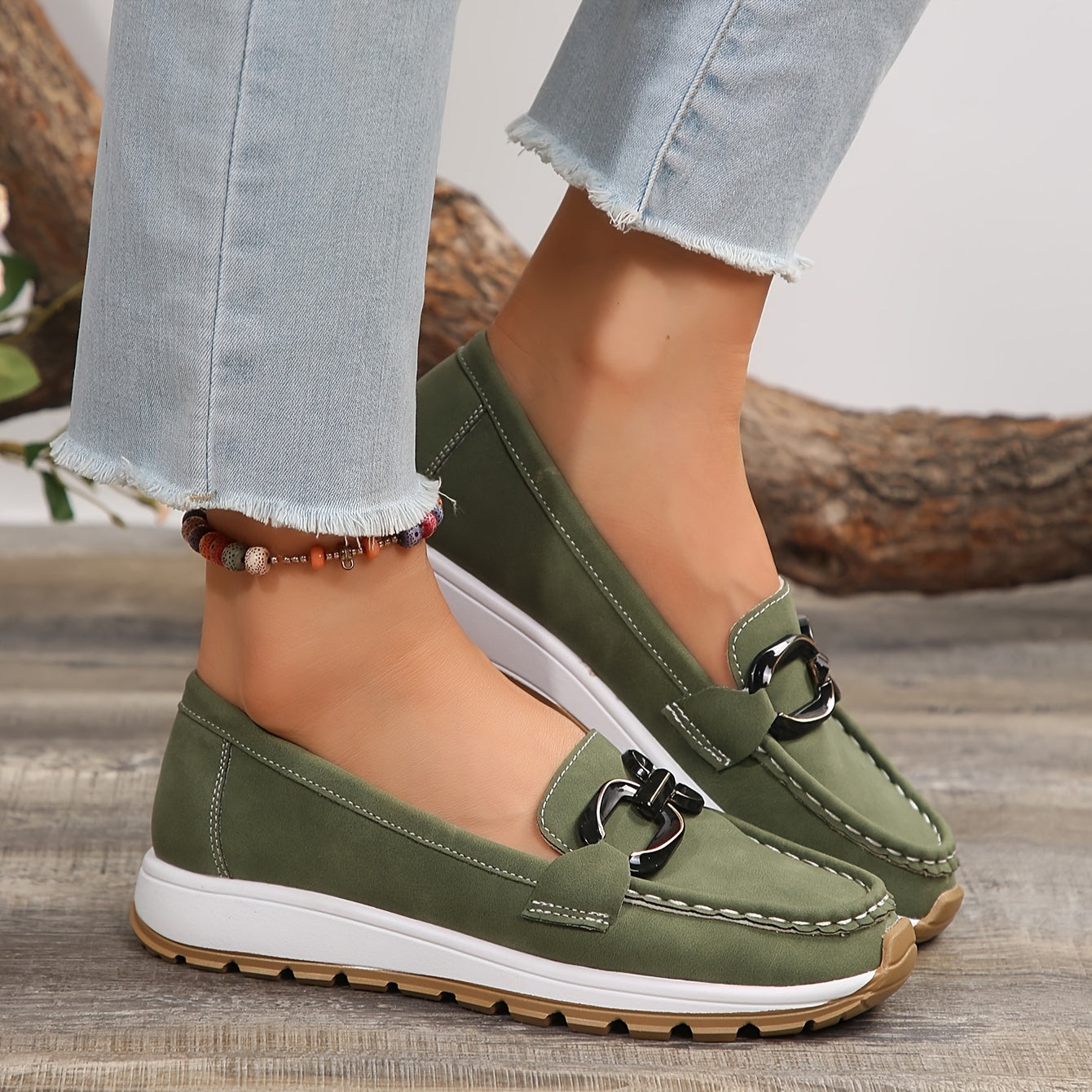 Bettina - Baskets confortables antidérapantes avec boucle