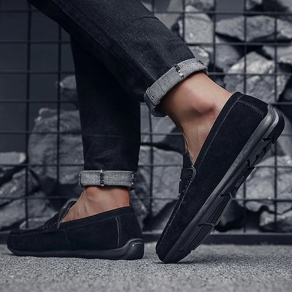 Jacob - Mocassins classiques en daim pour homme