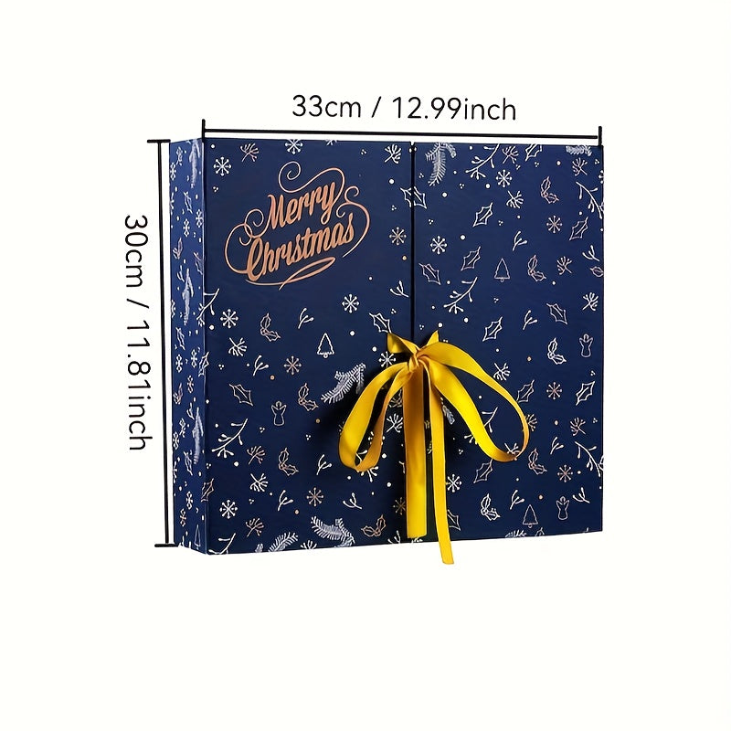 Ensemble de calendrier de l'Avent DIY – 24 boîtes en papier à remplir avec couvercle et accessoires variés pour offrir et bricoler