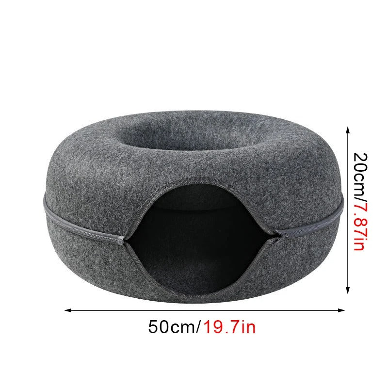 PetRest - Coussin de chat hyggelig - lit donut pour un confort ultime