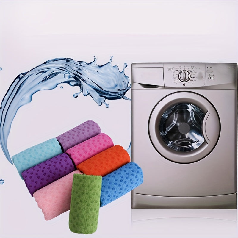 Tapis de yoga antidérapant - Pliable et lavable