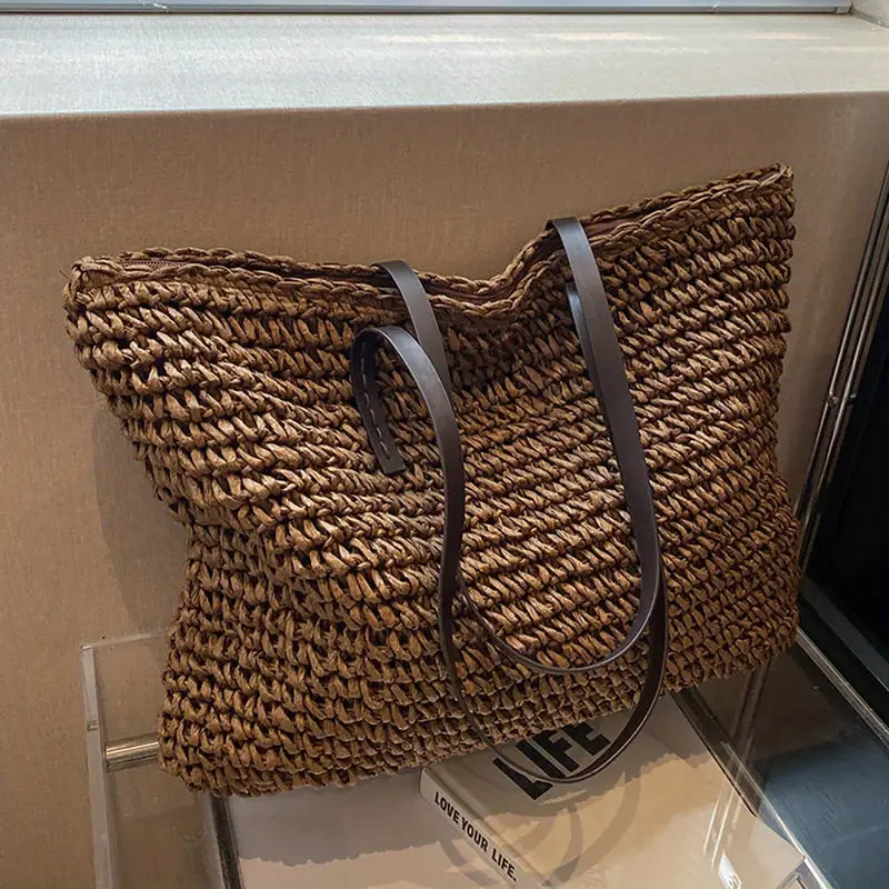 Sac fourre-tout tissé Trudi pour femmes