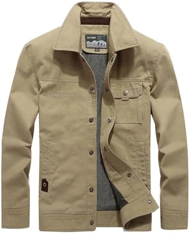 Veste Cargo Oliver - Légère et Élégante Veste en Coton avec Plusieurs Poches