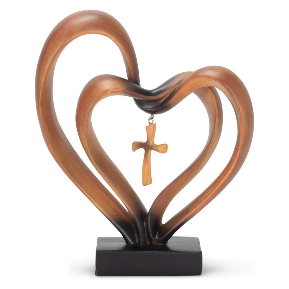 Symbole de l'Amour et de l'Unité Tissé HeartCross