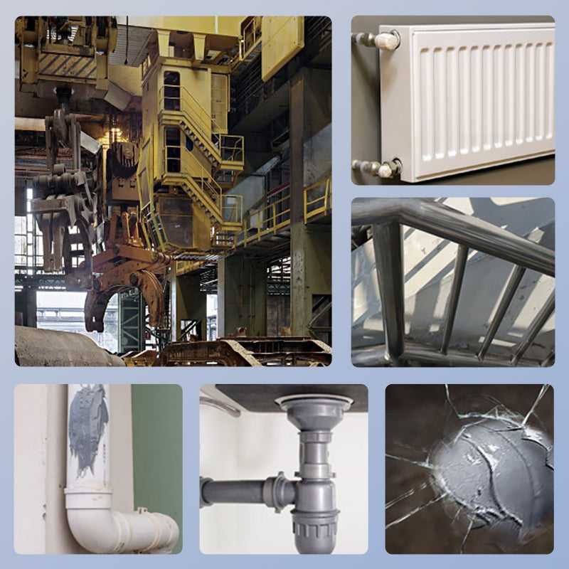 FixBond Colle de réparation métallique résistante à la chaleur et étanche