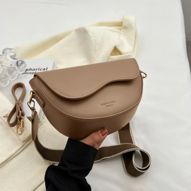 Lina - Sac à bandoulière élégant avec large bandoulière et design luxueux