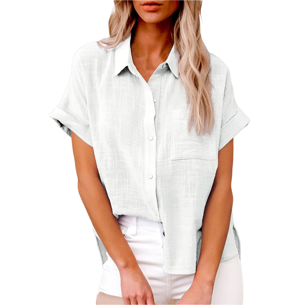 Miles - Chemise à boutons sans effort pour femmes