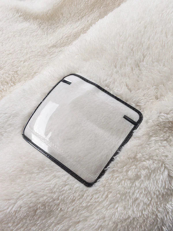 Jeno - Doudoune en sherpa forêt