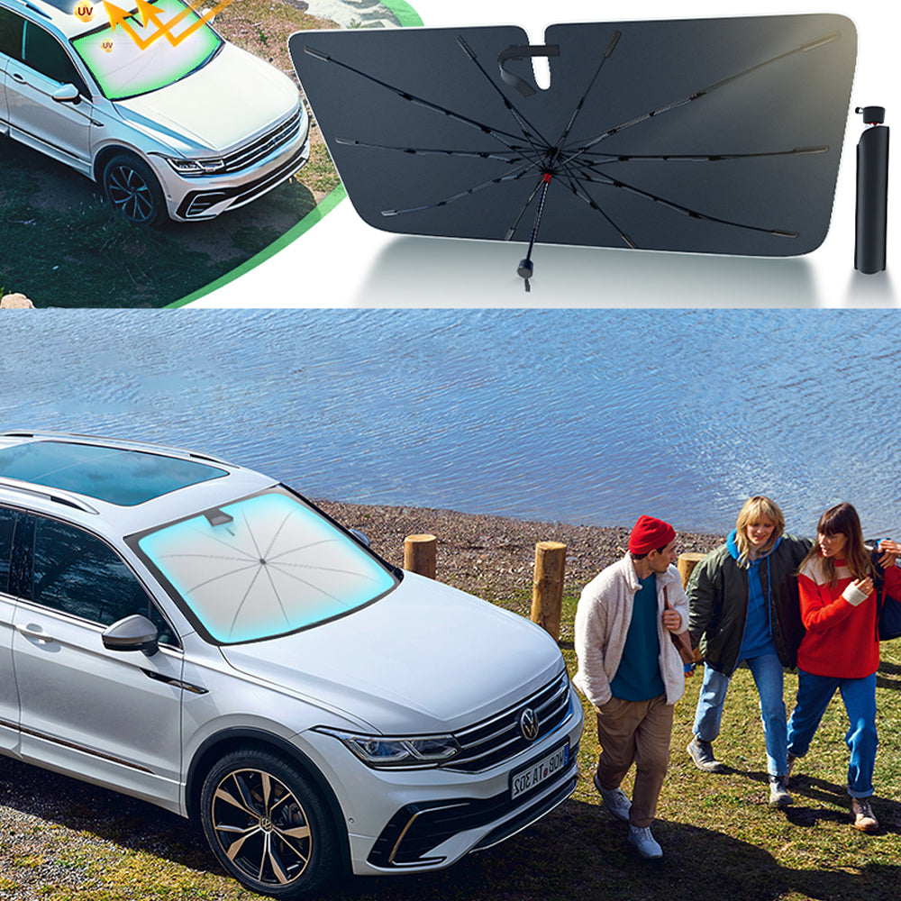 CoolGuard Pare-soleil Forrude – Protection UV efficace et occultation solaire rafraîchissante pour la voiture