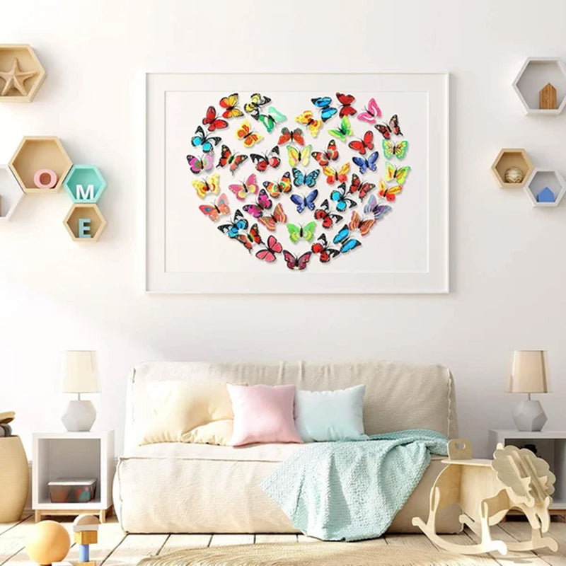 LumiWings - 3D LED papillons colorés veilleuse