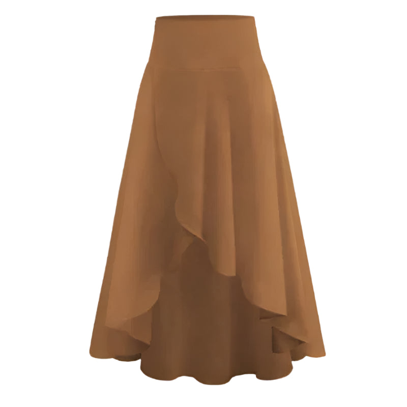 Amalie - Jupe taille haute confortable et coupe ample