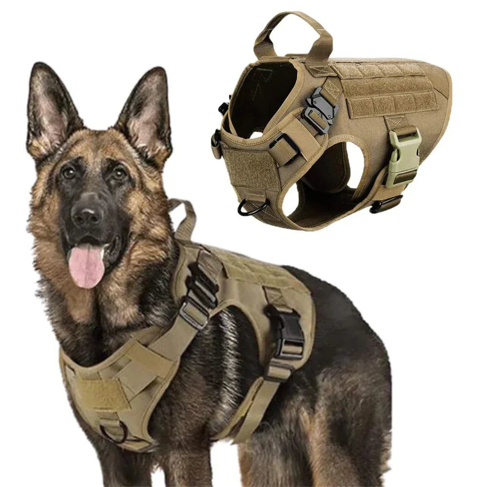PawsSecur Taktisk Gilet pour Chiens – Harnais Anti-Tir avec Panneaux Ajustables