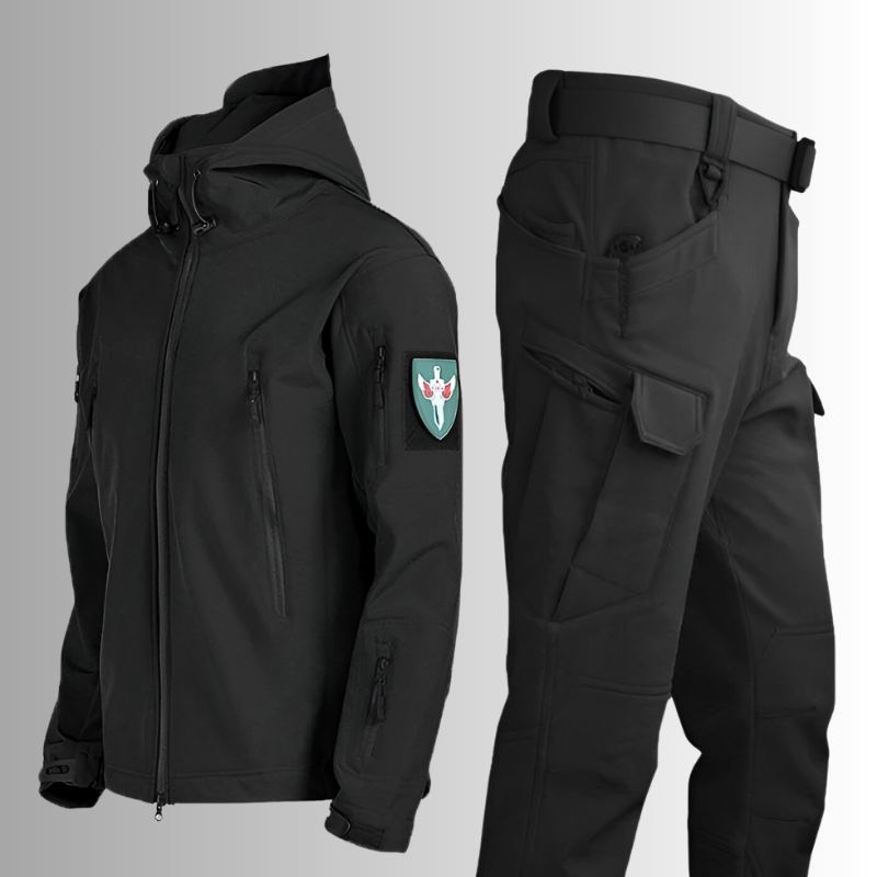 Ensemble de Veste Softshell Tactique et Pantalons Cargo