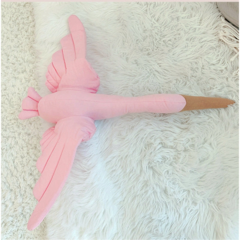 SnuggleStork - Jouet en peluche avec un bec doux et un charme douillet