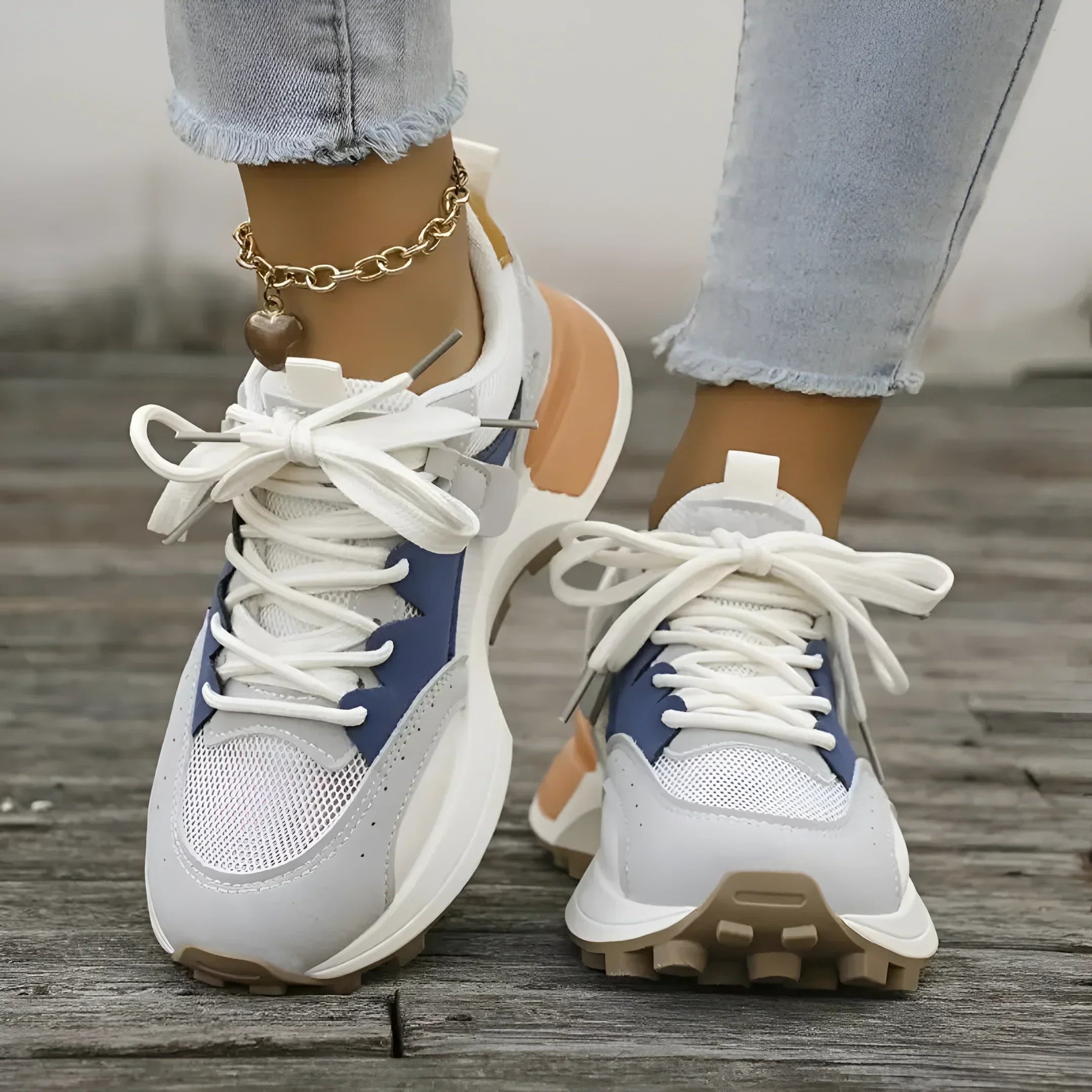 Grace - Baskets confortables et antidérapantes