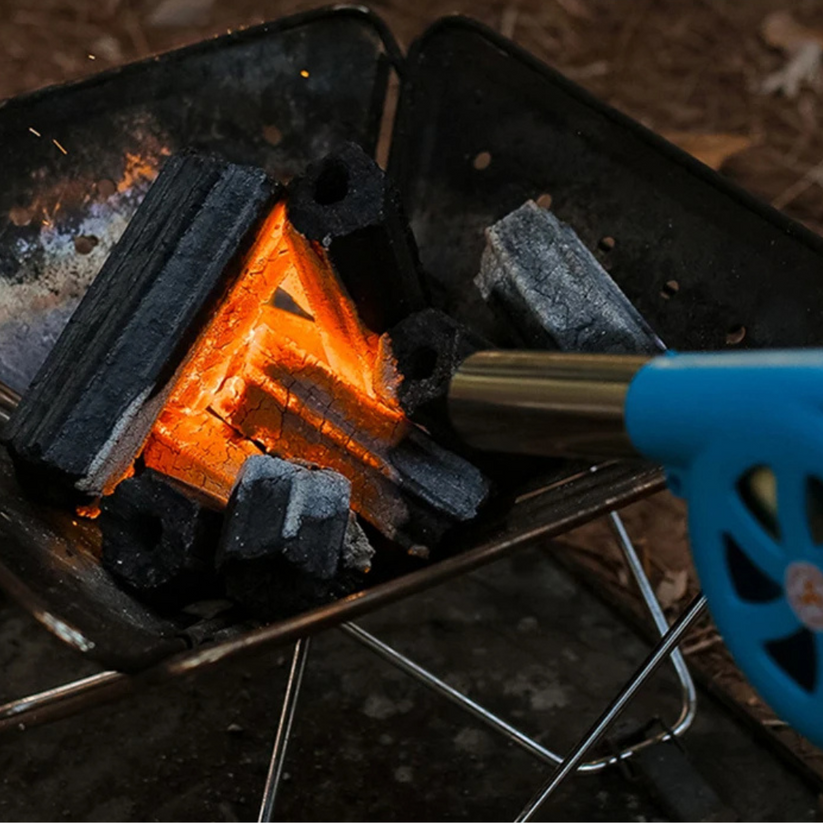 BlazeBoost - Allume-feu portable à main pour barbecue et feu de camp