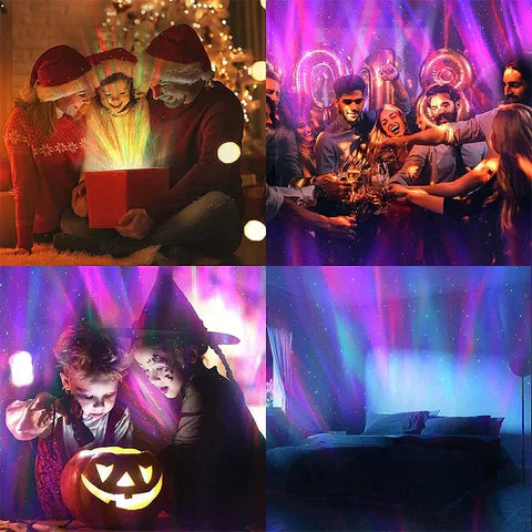 AuroraLight - Lampe de table projecteur d'aurores boréales