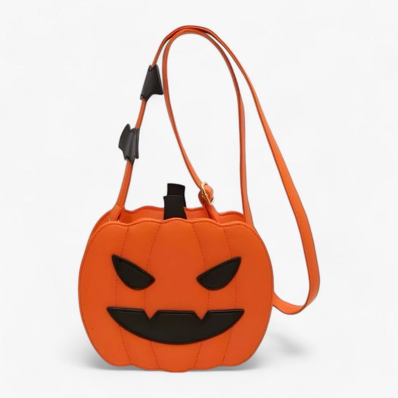 Sac à bandoulière d'Halloween en forme de citrouille Juna – Bandoulière réglable et design festif