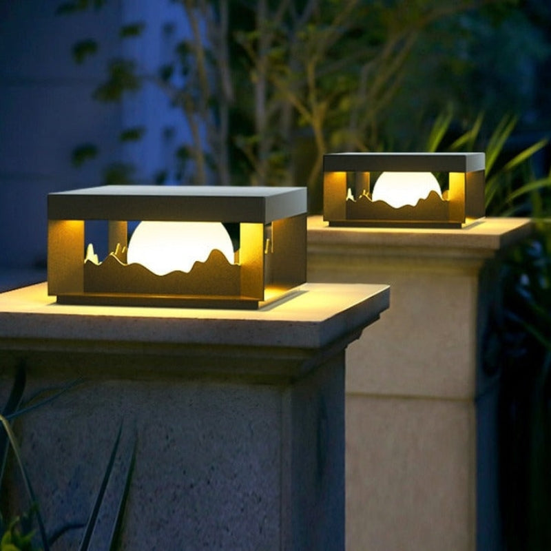 ClaraLux Lampe Solaire – Lampe Murale et sur Pied Moderne pour Usage Extérieur