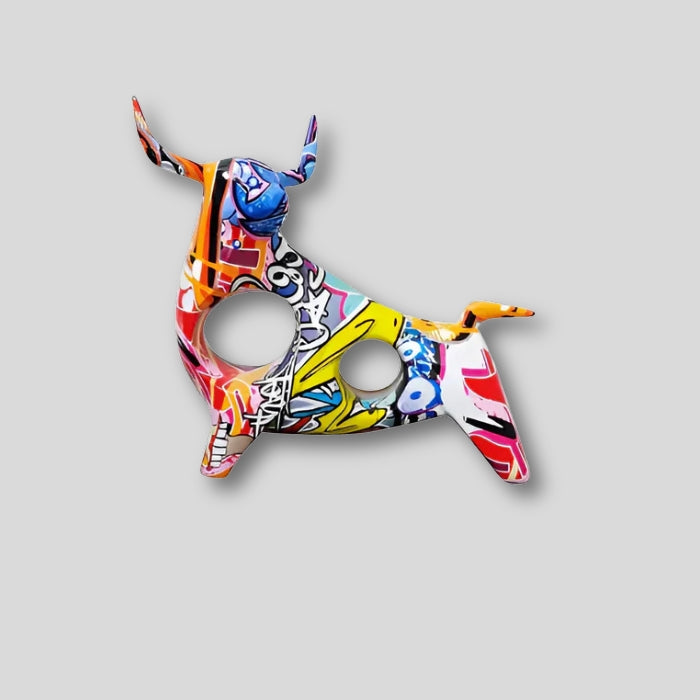 Figurine de vache artistique