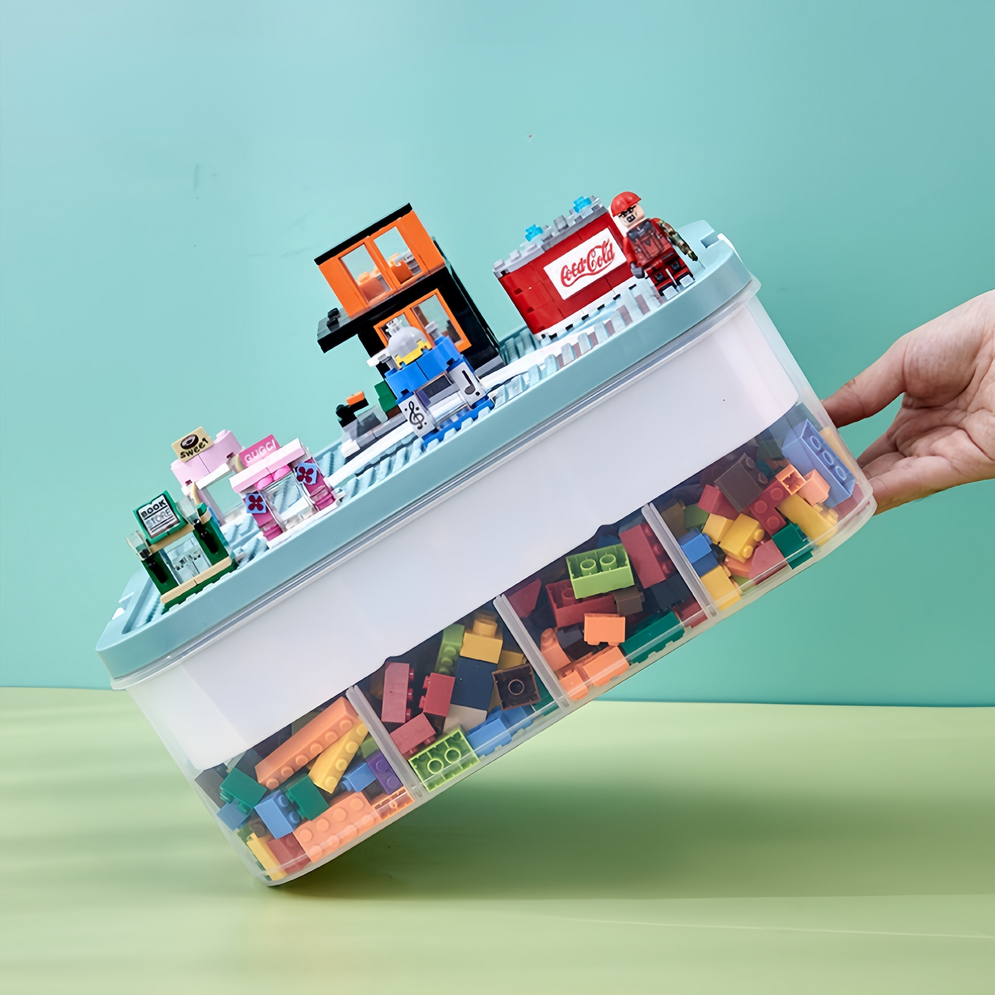 SpaceBlock – Conteneurs de rangement empilables pour blocs de construction