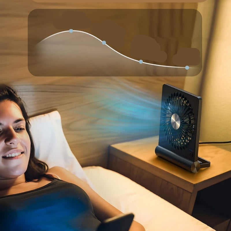 PortableAir - Ventilateur de bureau USB compact pour solution de refroidissement