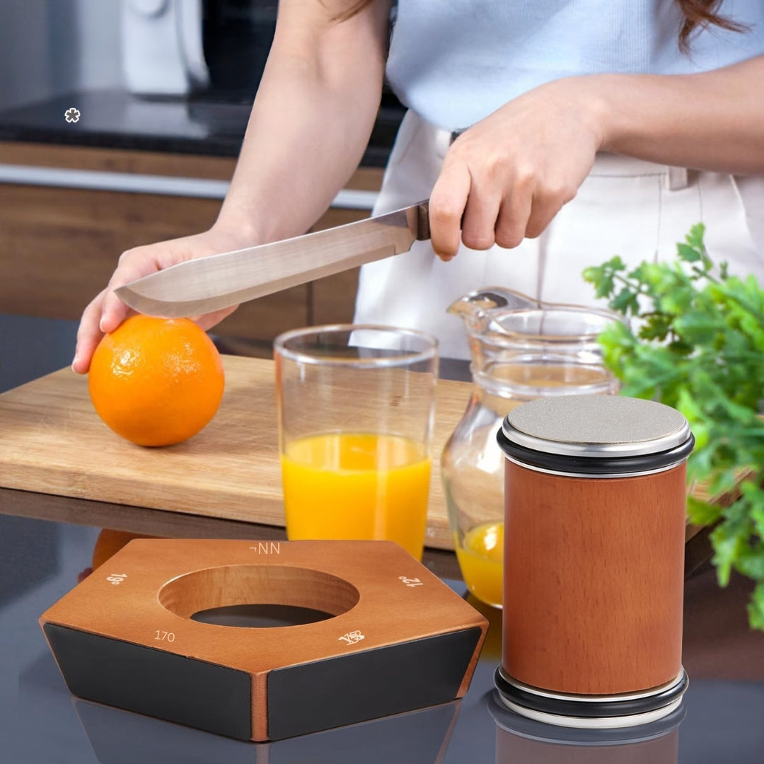 SharpEase Kit de Meuleuse Professionnelle de Cutter à Rouleaux – Lames Parfaites et Affûtées À Chaque Fois