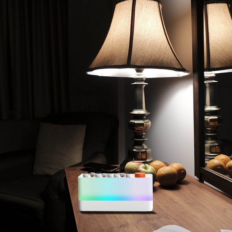 GlowTime - Réveil numérique minimaliste avec lumière nocturne chaude