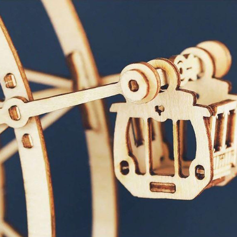 SpinCrafter - Ensemble de puzzles en bois de grande roue 3D
