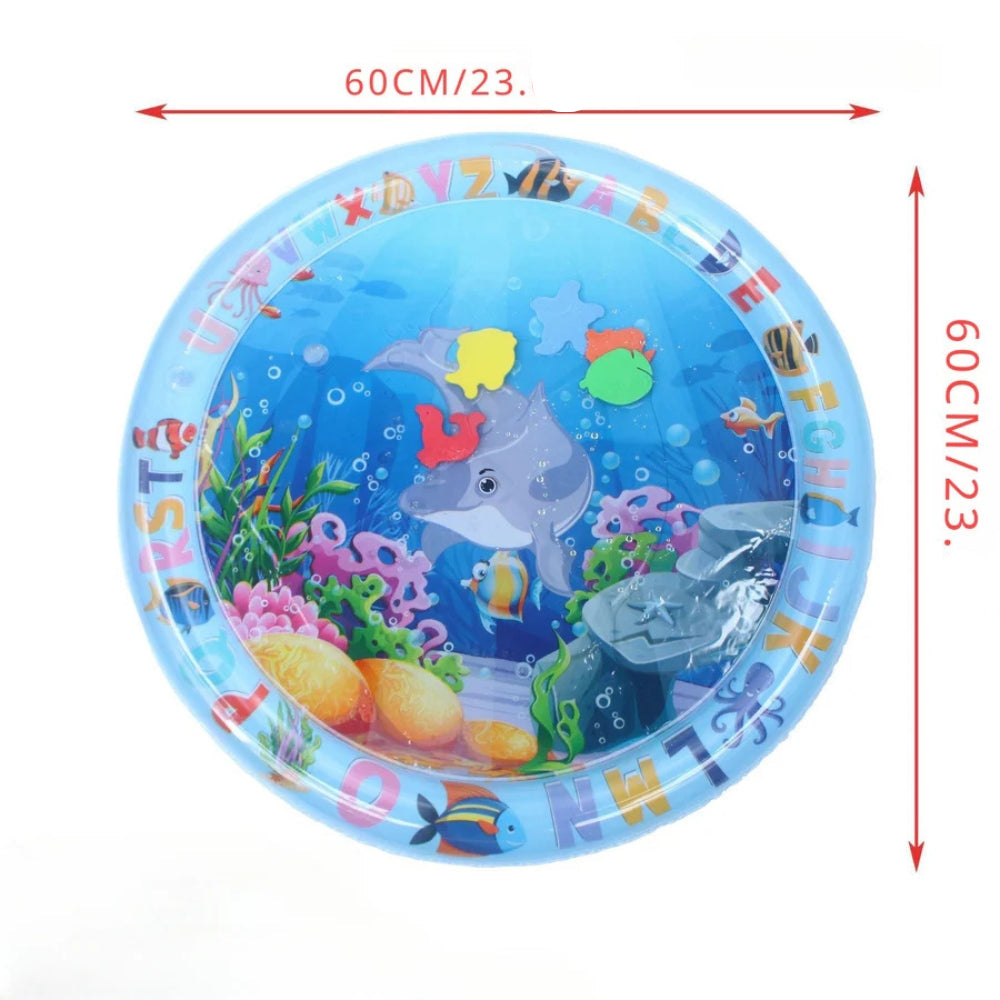 AquaPaw - Tapis de baignade gonflable pour animaux de compagnie avec jouet interactif résistant aux griffes