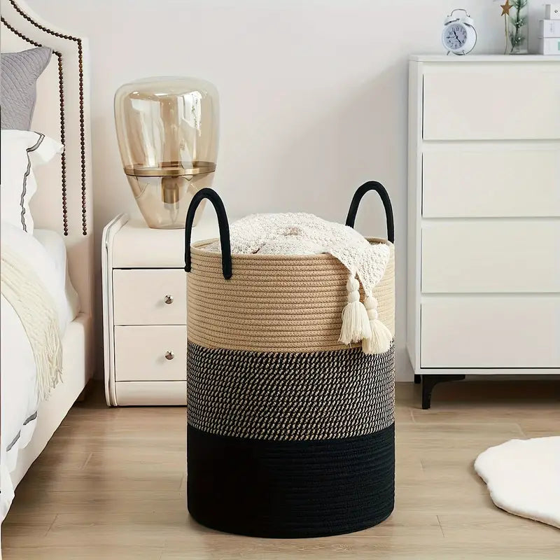 WashEase – Panier à linge élégant de grande capacité