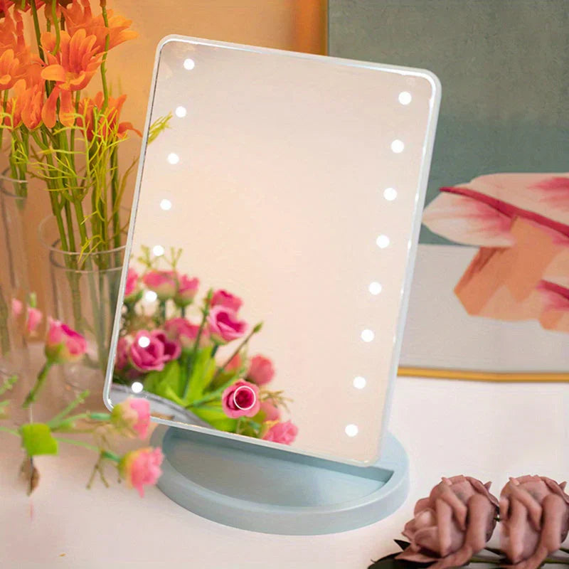LumiTouch Miroir de Maquillage LED avec Contrôle Tactile – Éclairage Parfait pour un Maquillage Impeccable