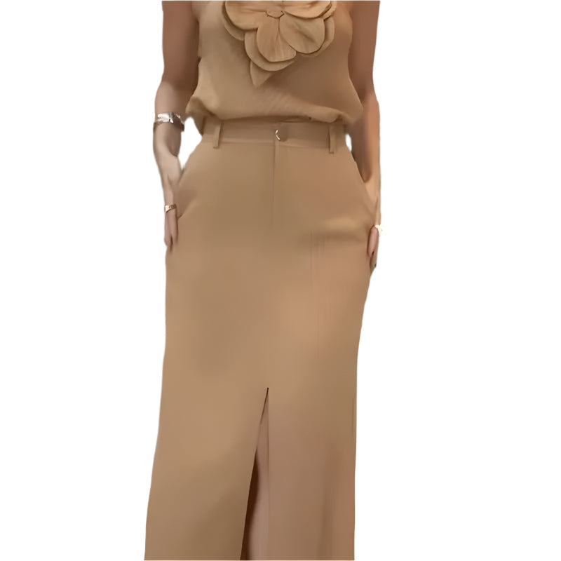 Mila - Ensemble d'été à bretelles et décolleté carré