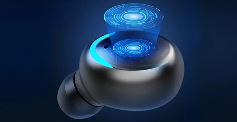 Écouteurs sans fil F9 TWS : Son stéréo Hi-Fi et étui de chargement LED