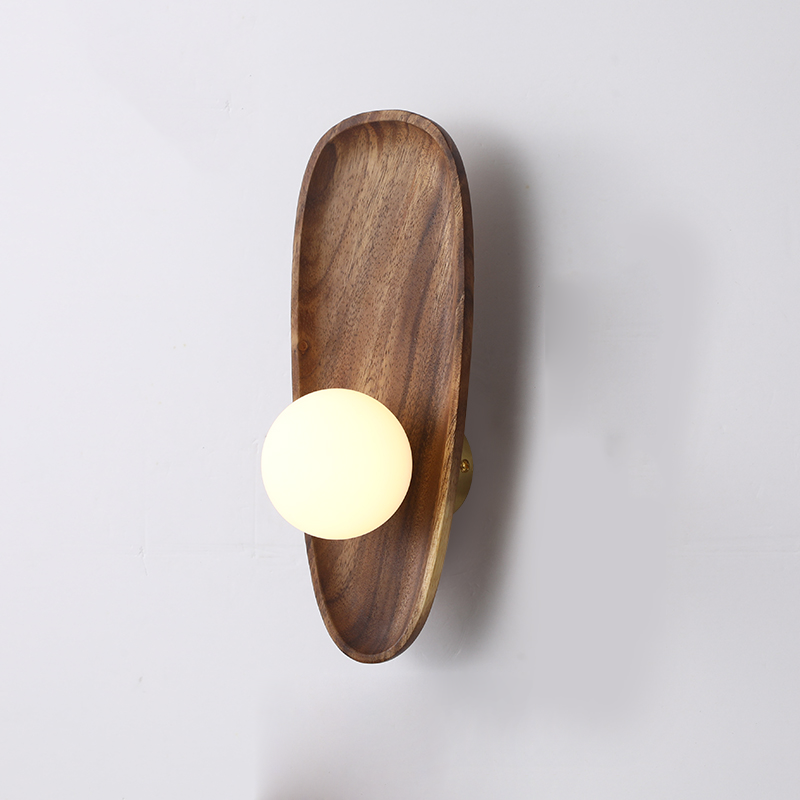 LumiWood Applique Murale en Bois Moderne - Élégance Naturelle et Atmosphère Chaleureuse