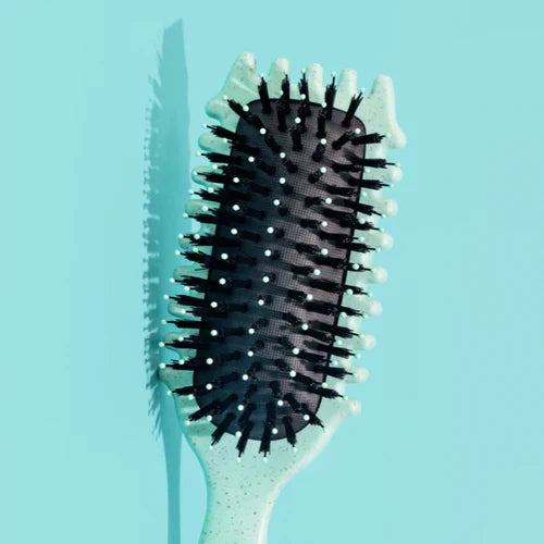 Brosse de Styling 3-en-1 – Parfaite pour des Boucles Définies, Séparation et Contrôle des Frisottis