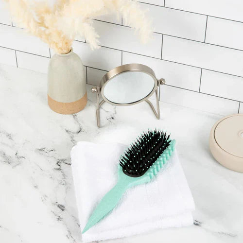 Brosse de Styling 3-en-1 – Parfaite pour des Boucles Définies, Séparation et Contrôle des Frisottis
