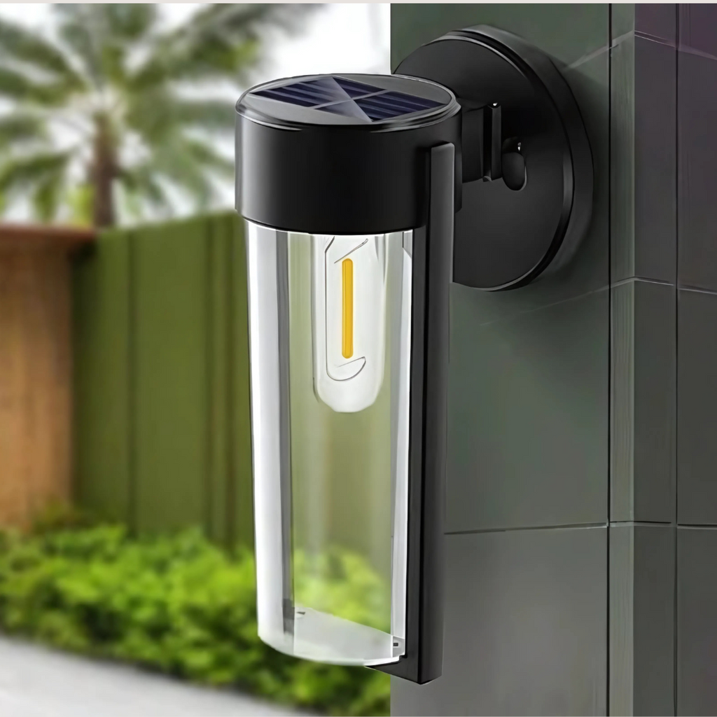 Lampe Solaire LumaVæg – Éclairage Murale Extérieur Élégant