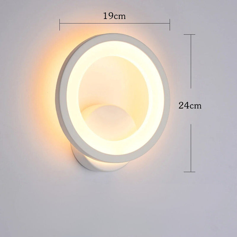 Lampe murale ronde LED moderne