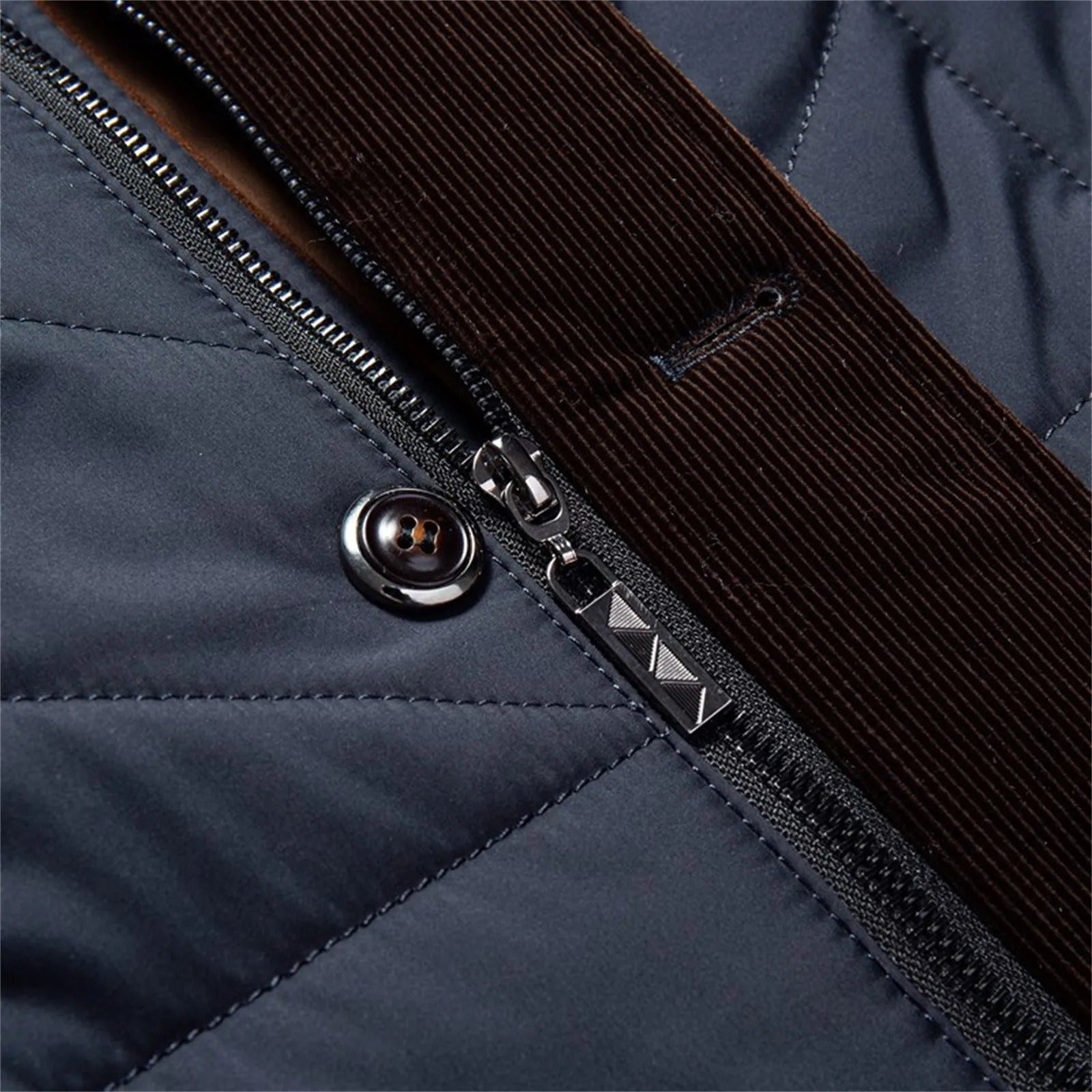 Daniel - Veste boutonnée à col montant pour homme