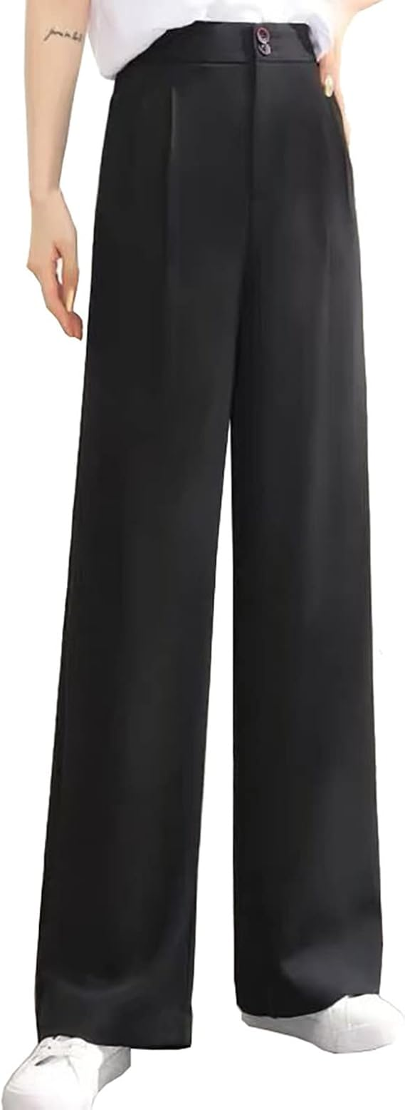 Gloria - Pantalons taille haute sur mesure à jambes larges