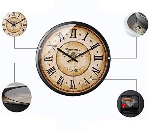 TimelessRoman - Horloge murale vintage avec design orné