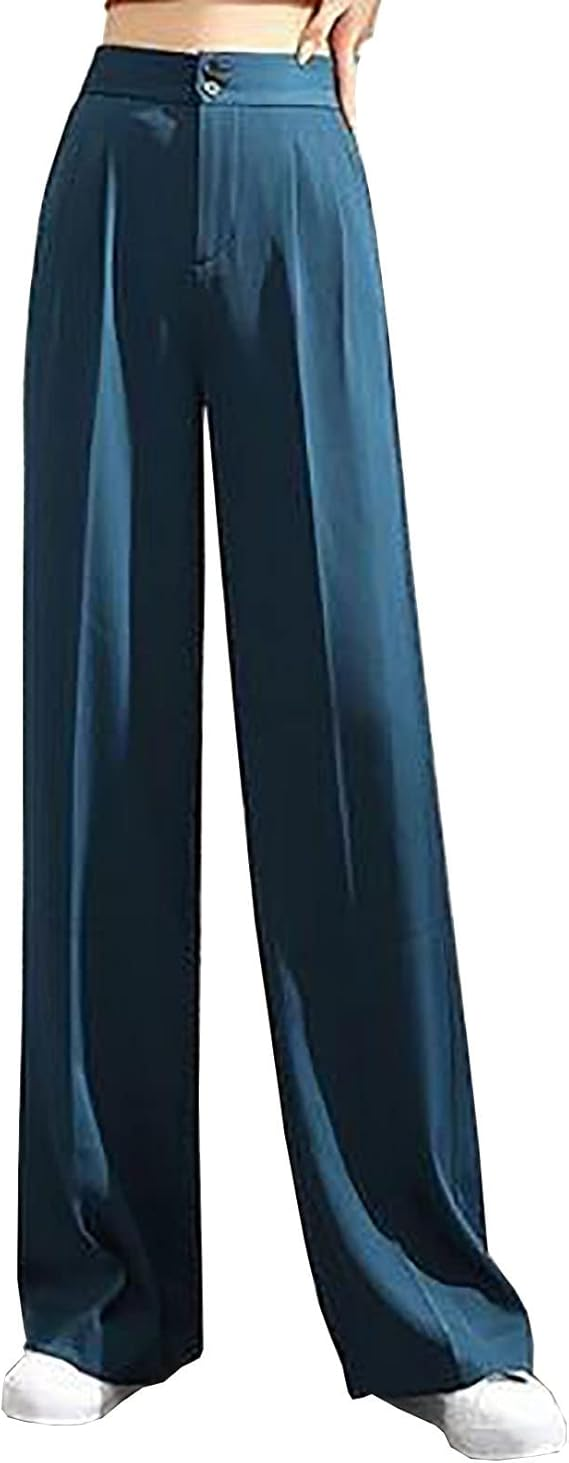 Gloria - Pantalons taille haute sur mesure à jambes larges